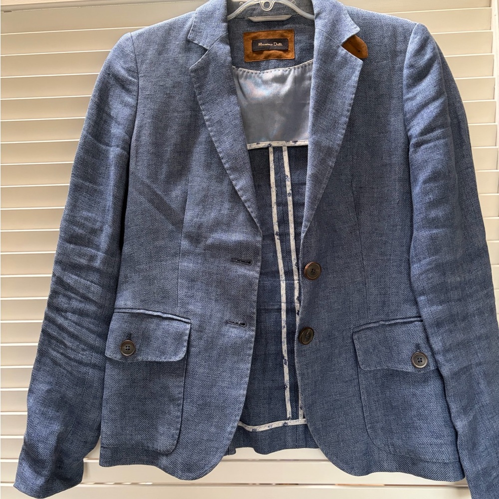 Women's Massimo Dutti Blue Blazer